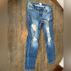 ID-23 Size 29 Distressed skinny jeans ankle length